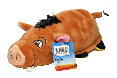 8'' Disney 2 in 1 Plush Lion King Guard Pumba to Simba  Stuffed Animal NWT