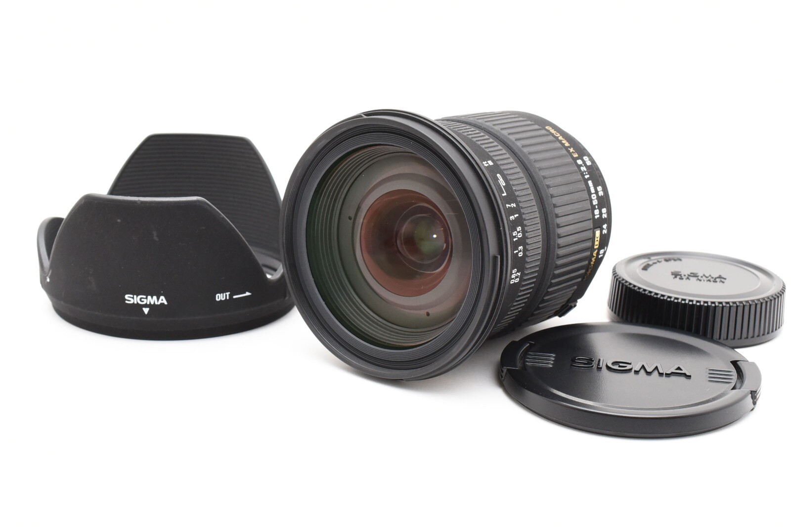 Sigma EX DC 18-50mm F/2.8 Macro Lens w/Hood For Nikon MIJ Sigma EX DC 18-50mm F/2.8 Macro Lens w/Hood For Nikon MIJ