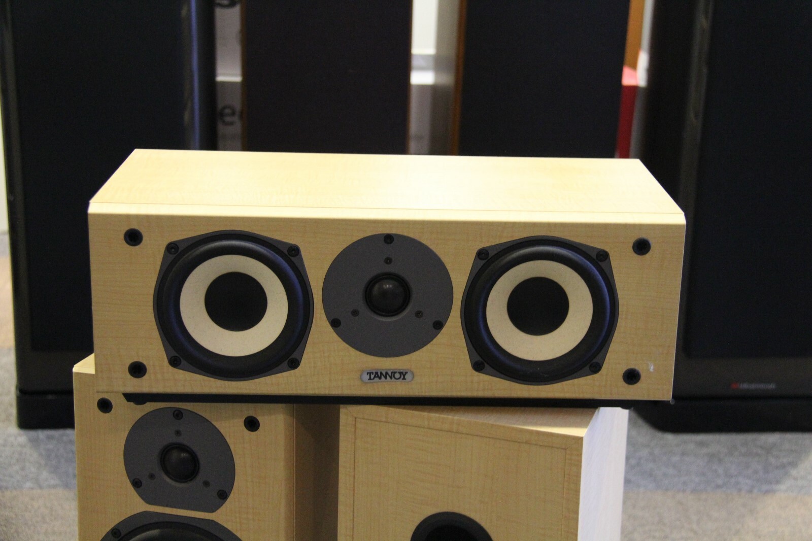 Tannoy Mercury 5 speaker set MX3/MX2/MXC light maple great condition