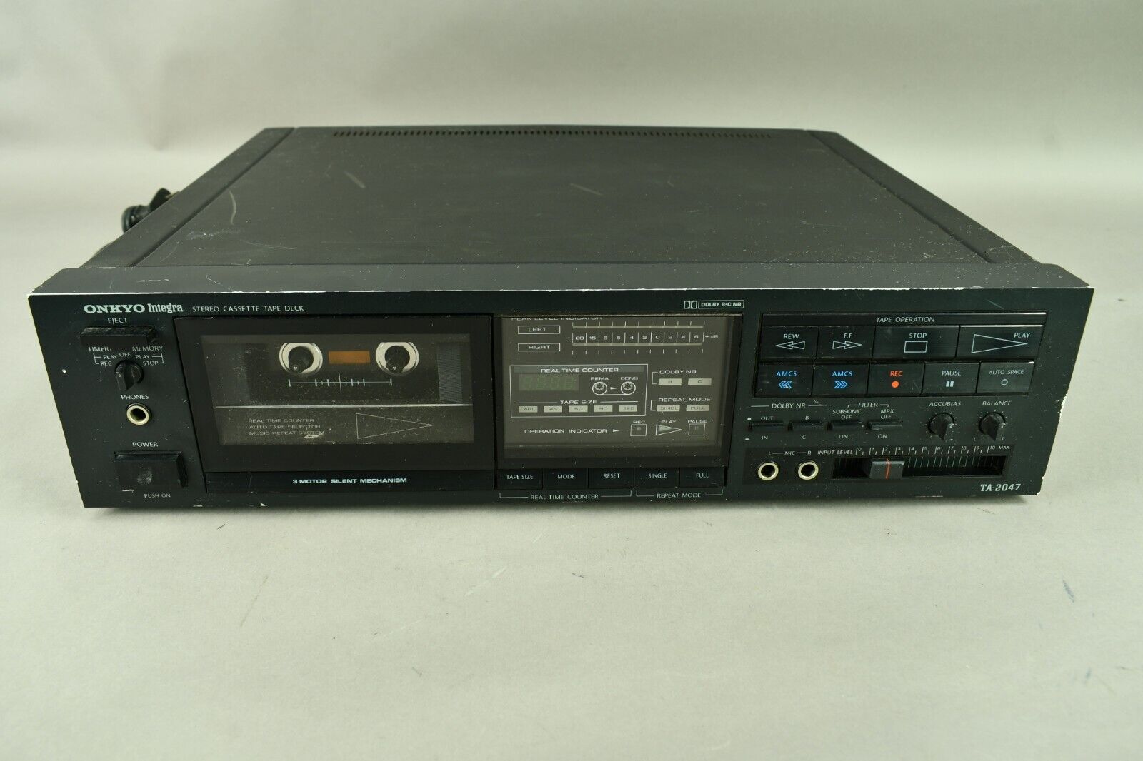 Onkyo Integra Stereo Cassette Tape Deck TA-2047 *READ* | eBay Onkyo Integra Stereo Cassette Tape Deck TA-2047 *READ* | eBay