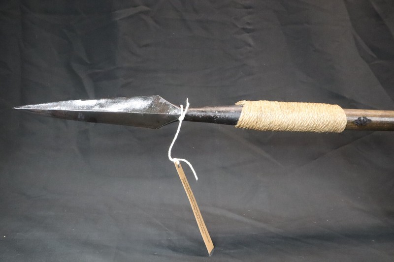 Battle Ready Razor Sharp Harden Spear, 68" High Carbon Steel