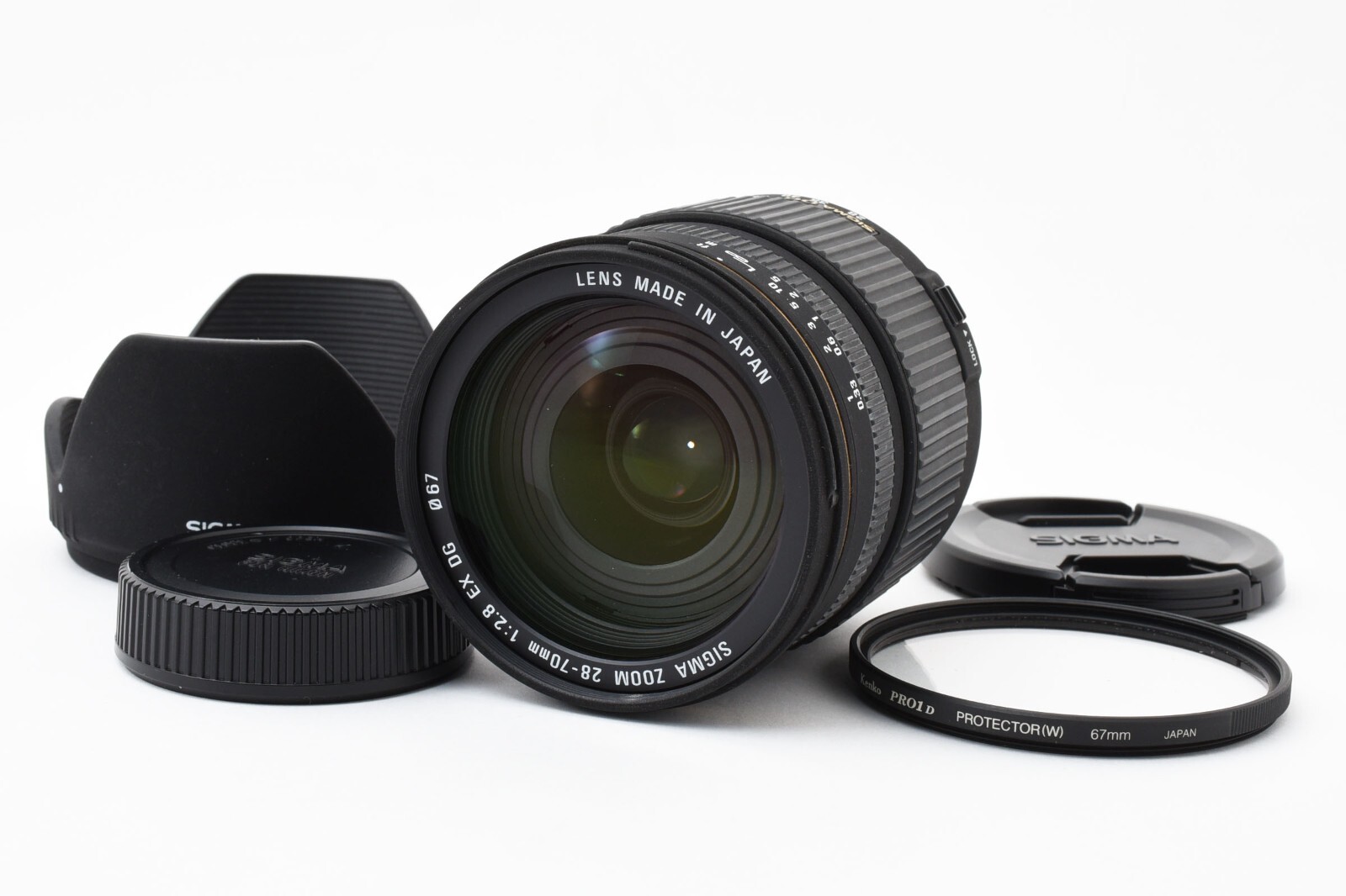 Sigma EX DG 28-70mm F/2.8 Lens w/Hood For Nikon MIJ Sigma EX DG 28-70mm F/2.8 Lens w/Hood For Nikon MIJ