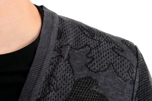 VERSACE VERSACE COLLECTION HERREN DURCHSICHTIG STRICKJACKE PULLOVER GRÖSSE M L XL