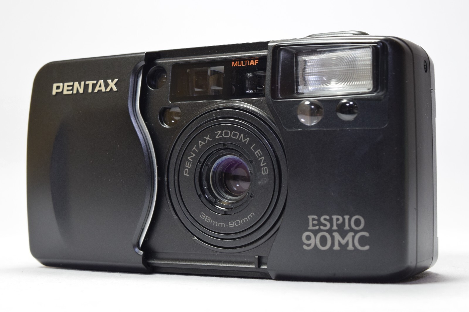[#553] ペンタックス Pentax Espio 90MC BLACK Near MINT] PENTAX ESPIO 90MC QD Black Point & Shoot Film