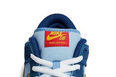 Pre-owned Nike Why So Sad? X Dunk Low Sb 'the Predatory Bird' Dx5549-400 In Coastal Blue/speed Yellow/university Red