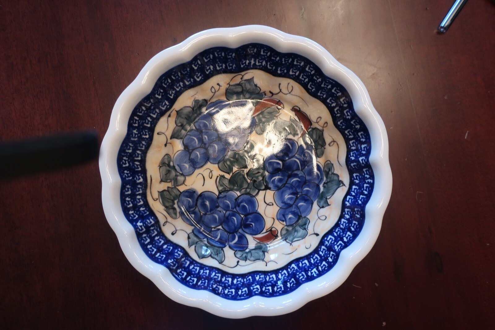 Polish Pottery Stoneware Grapes