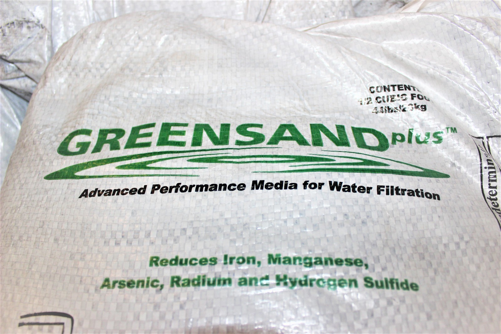 GreenSand Plus Media 1/2 Cu. Ft. Iron Manganese and sulfur Removal