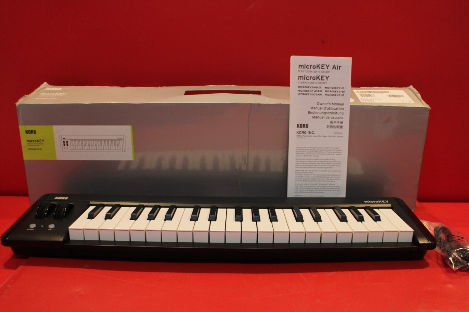 Open Box KORG Micro Key Compact MIDI Keyboard Microkey2 37