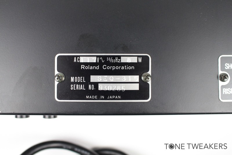 Roland  S EQ-315/グラフィックエコライザー ROLAND SEQ-315 GRAPHIC EQUALIZER Studio Rack EQ Serviced VINTAGE