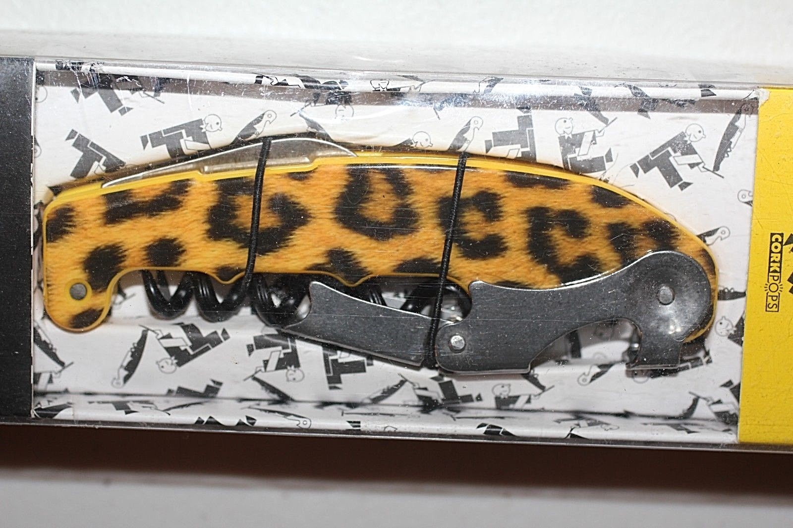 Leopard Spots Waiter Corkscrew with Box by Cork Pops    (Lot#1647)
