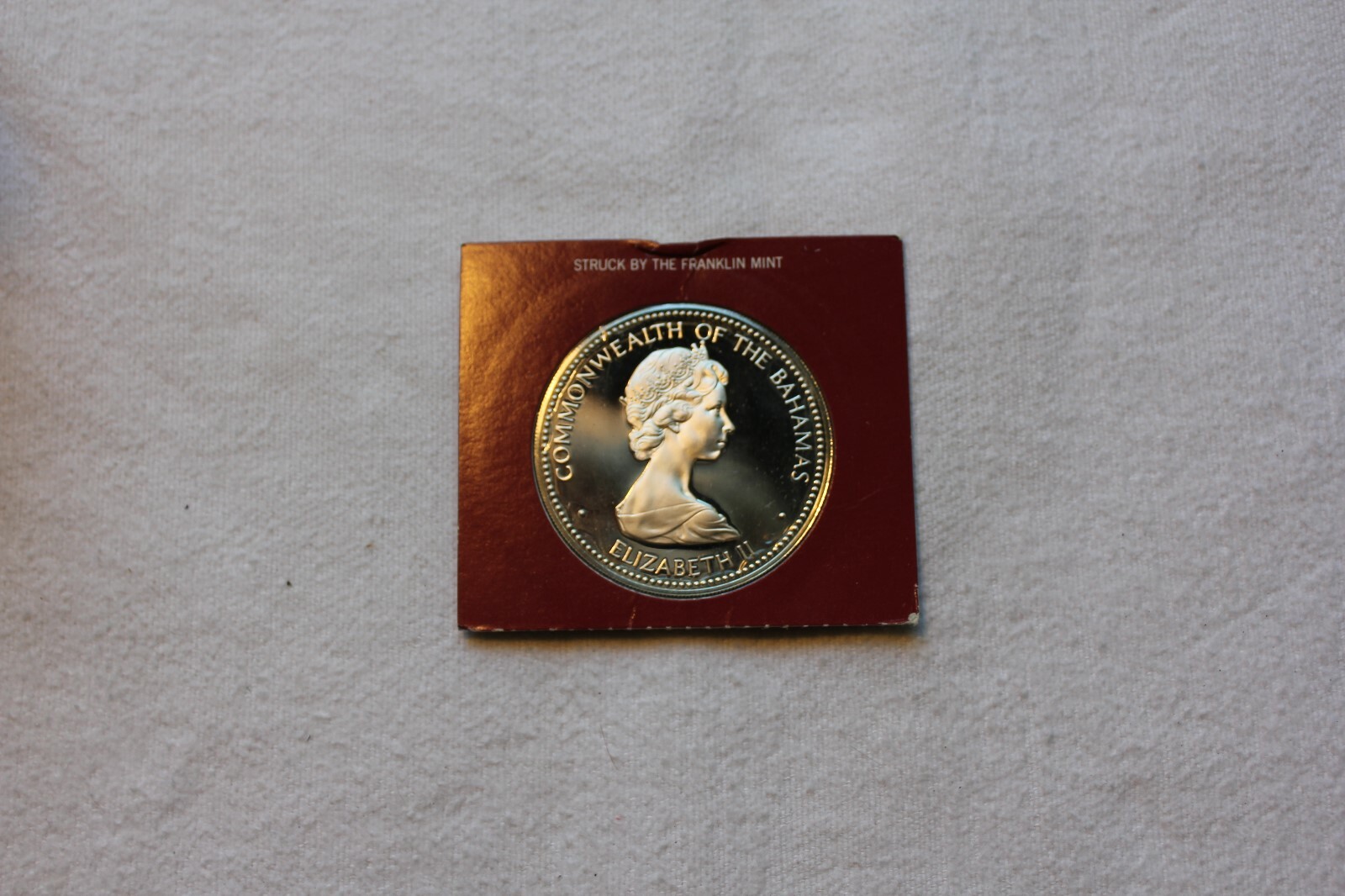 1973 Bahamas 10 Dollars Silver PROOF Coin Independence Day in Original Box & COA