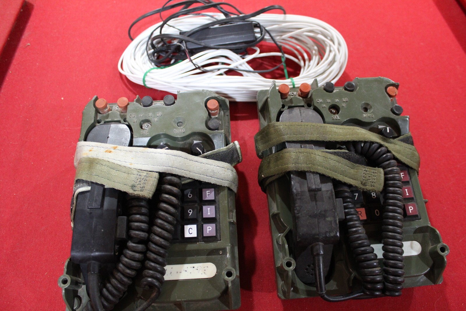 SET MILITARY SURPLUS TA-1042 /U TELEPHONE FIELD PHONE RADIO