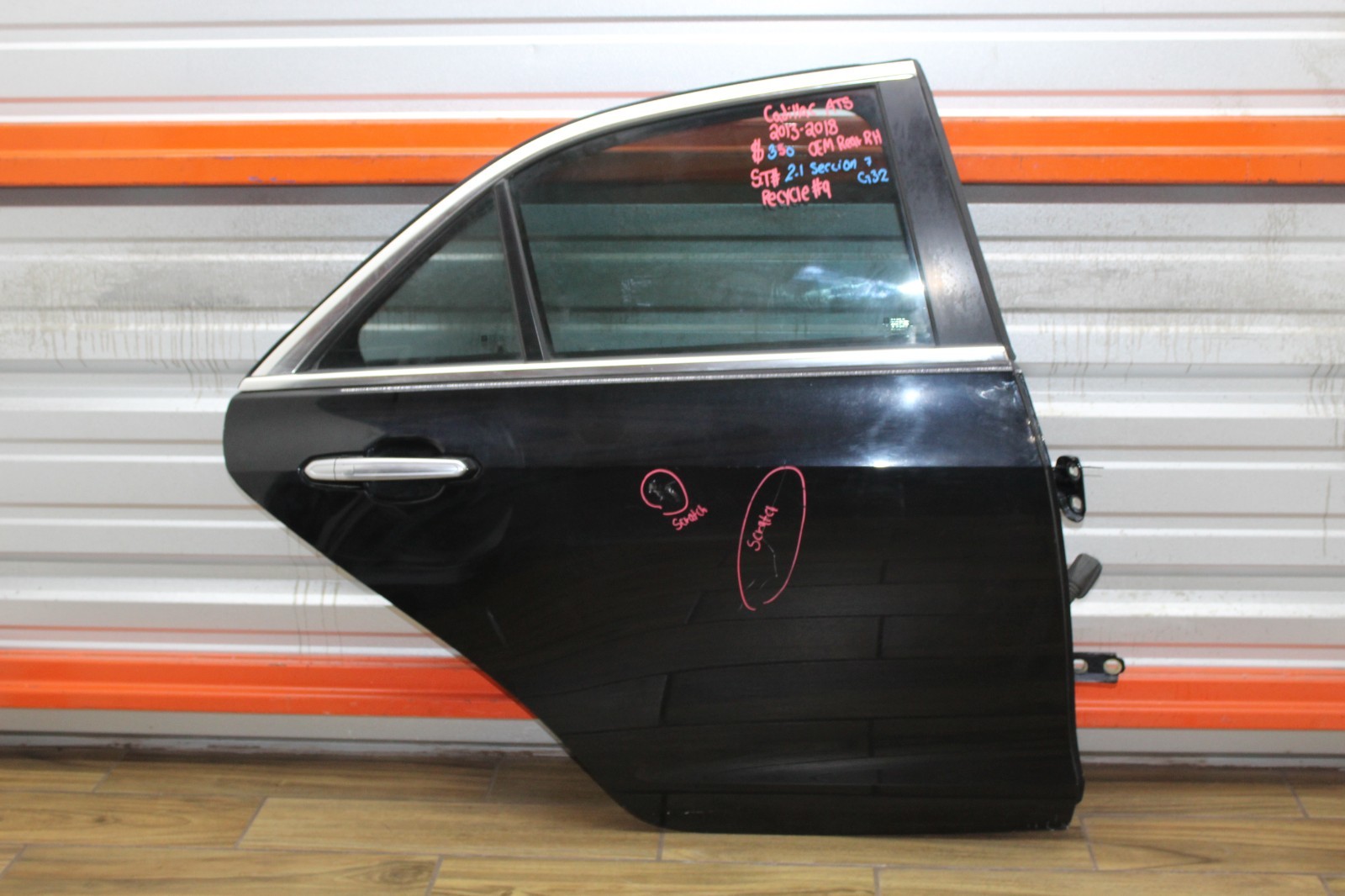 2013 2018 CADILLAC ATS RIGHT SIDE REAR DOOR OEM