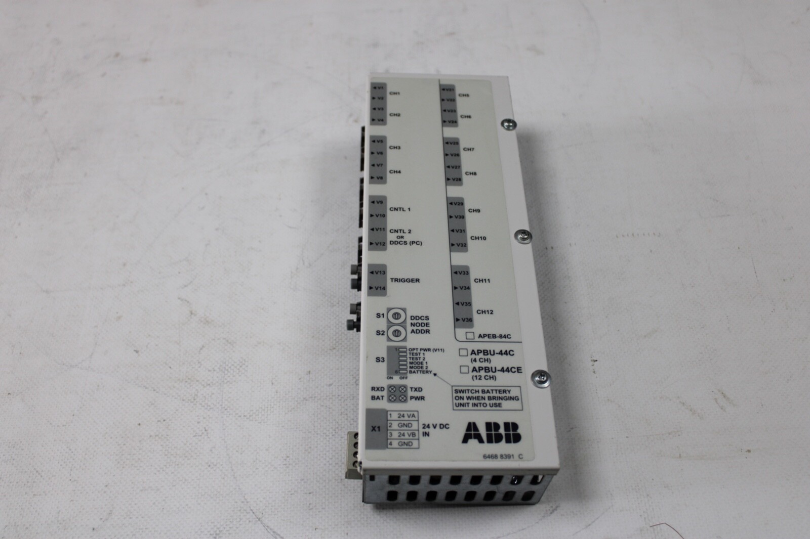 ABB APBU-44C 64642235F Branching Unit 6468 8391 C Logic ABB APBU-44C 64642235F Branching Unit 6468 8391 C Logic