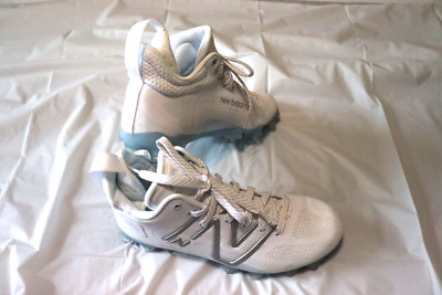 New Balance Men's Freezelx V4 FREEZWT4 Lacrosse Cleats, Size 6.5 D, White