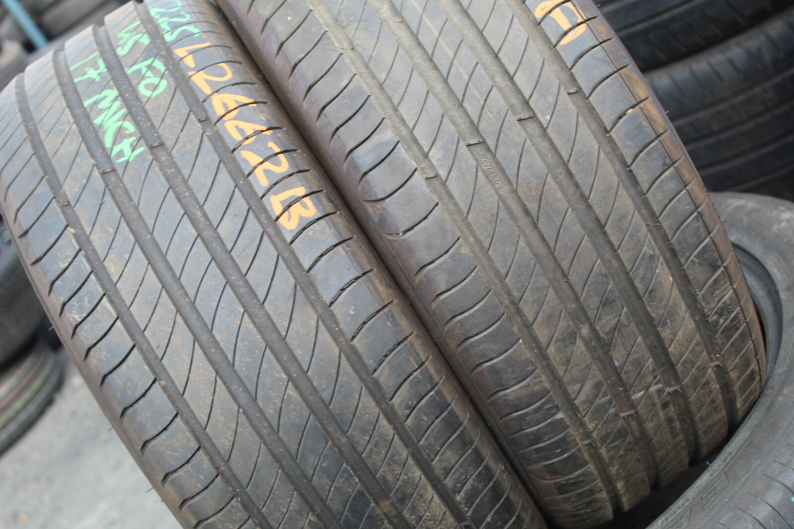 225 45 17 Michelin, Primacy 4, 91W, x2 A Pair 6.5mm (F1_tyres) FO L2664