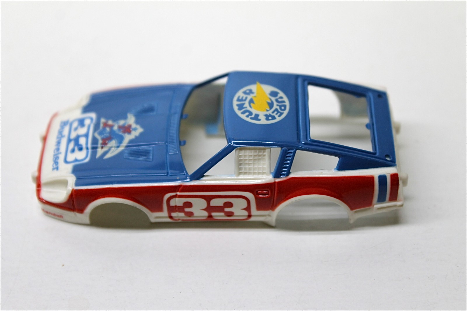 1pc 1982 TYCO BUDWEISER BOB SHARP Datsun 280-ZX Rare Slot