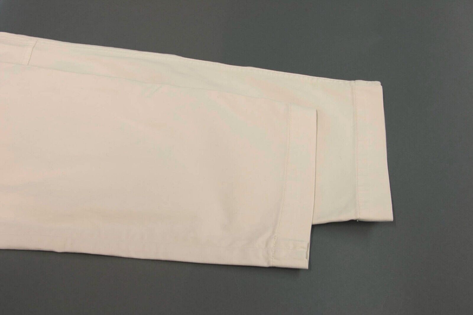 Pre-owned Brunello Cucinelli $1295  Men's "smooth Fit" Drawstring Cargo Pants A242 In White