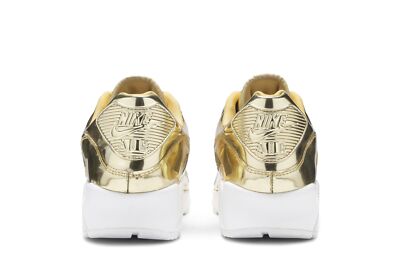 Pre-owned Nike Wmns Air Max 90 'metallic Pack - Gold' Cq6639-700