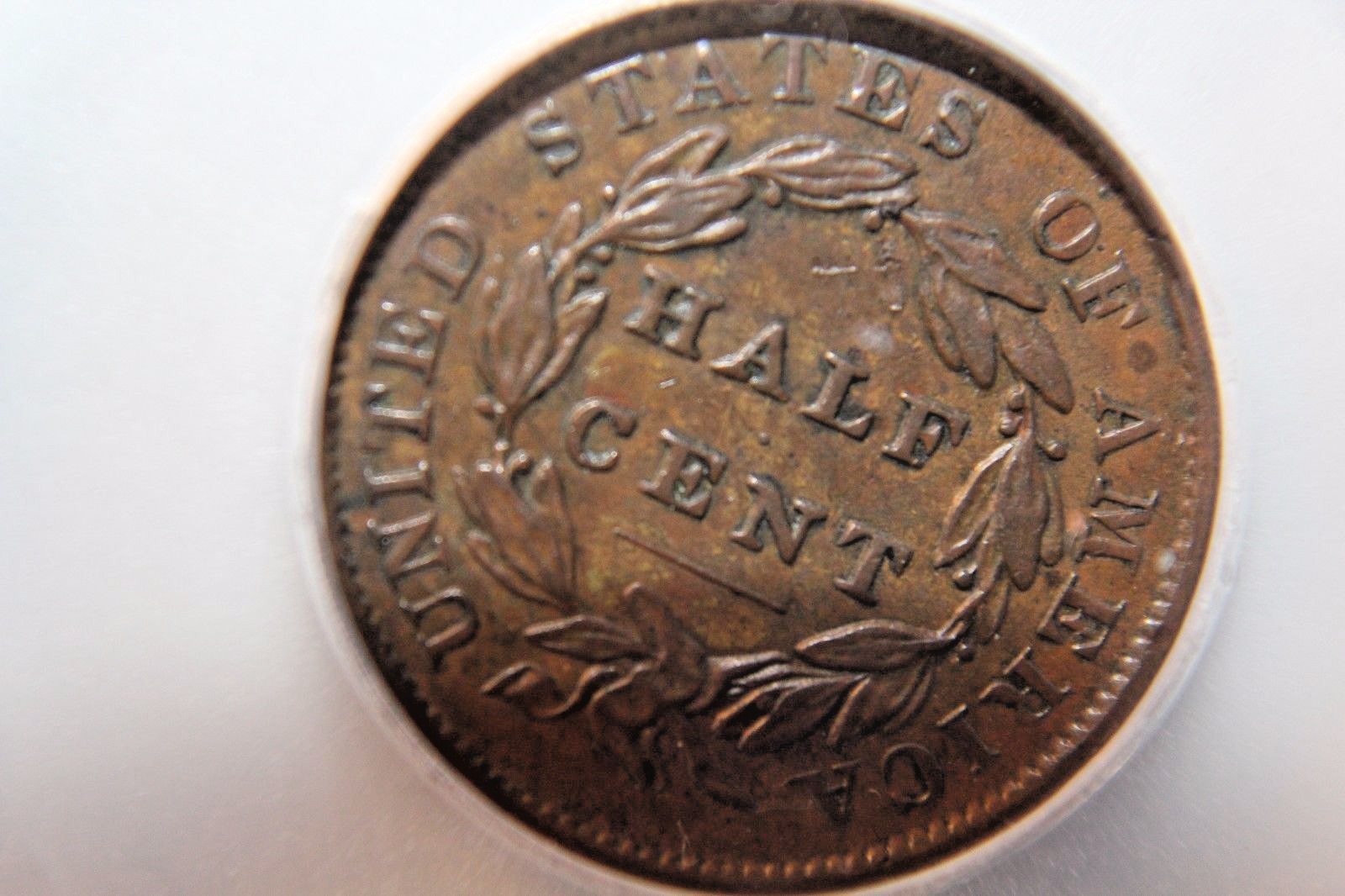 1833 Classic Head Half Cent, ICG AU-53