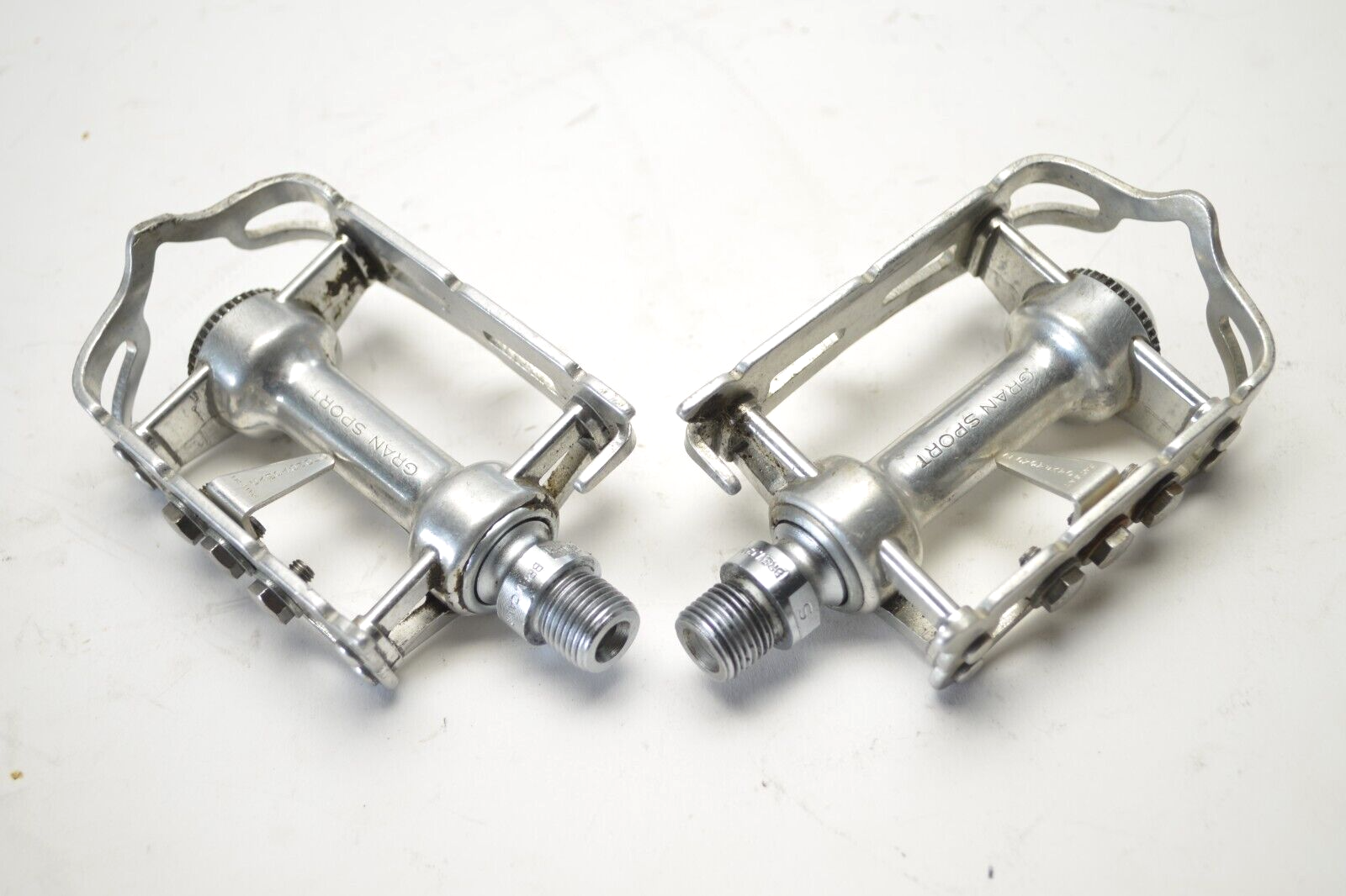 CAMPAGNOLO GRAN SPORT ROAD RACE BICYCLE QUILL PEDALS 9/16 x