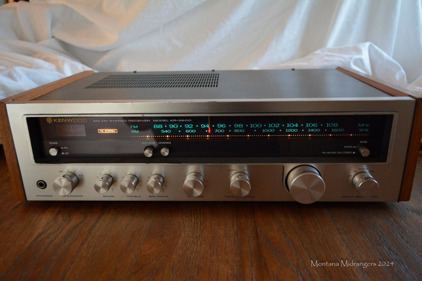 Kenwood KR-3600 AM FM Stereo Receiver 1976-77 Made In Japan Kenwood KR-3600 AM FM Stereo Receiver 1976-77 Made In Japan
