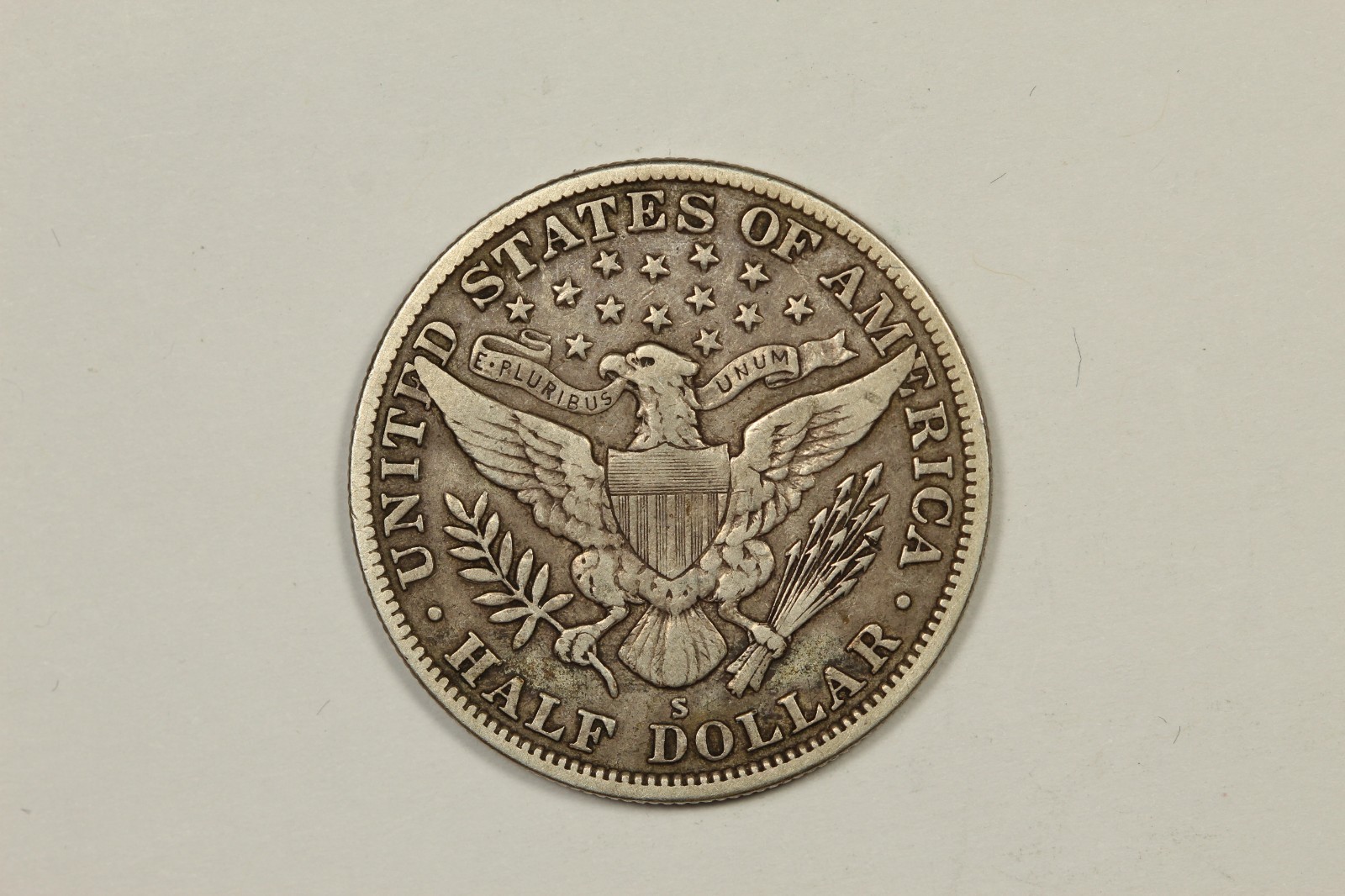 1915 S Barber Half Dollar