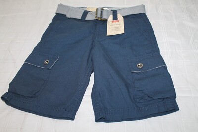 New with Tags Levi's Blue Cargo Shorts Boys Size 6 REG