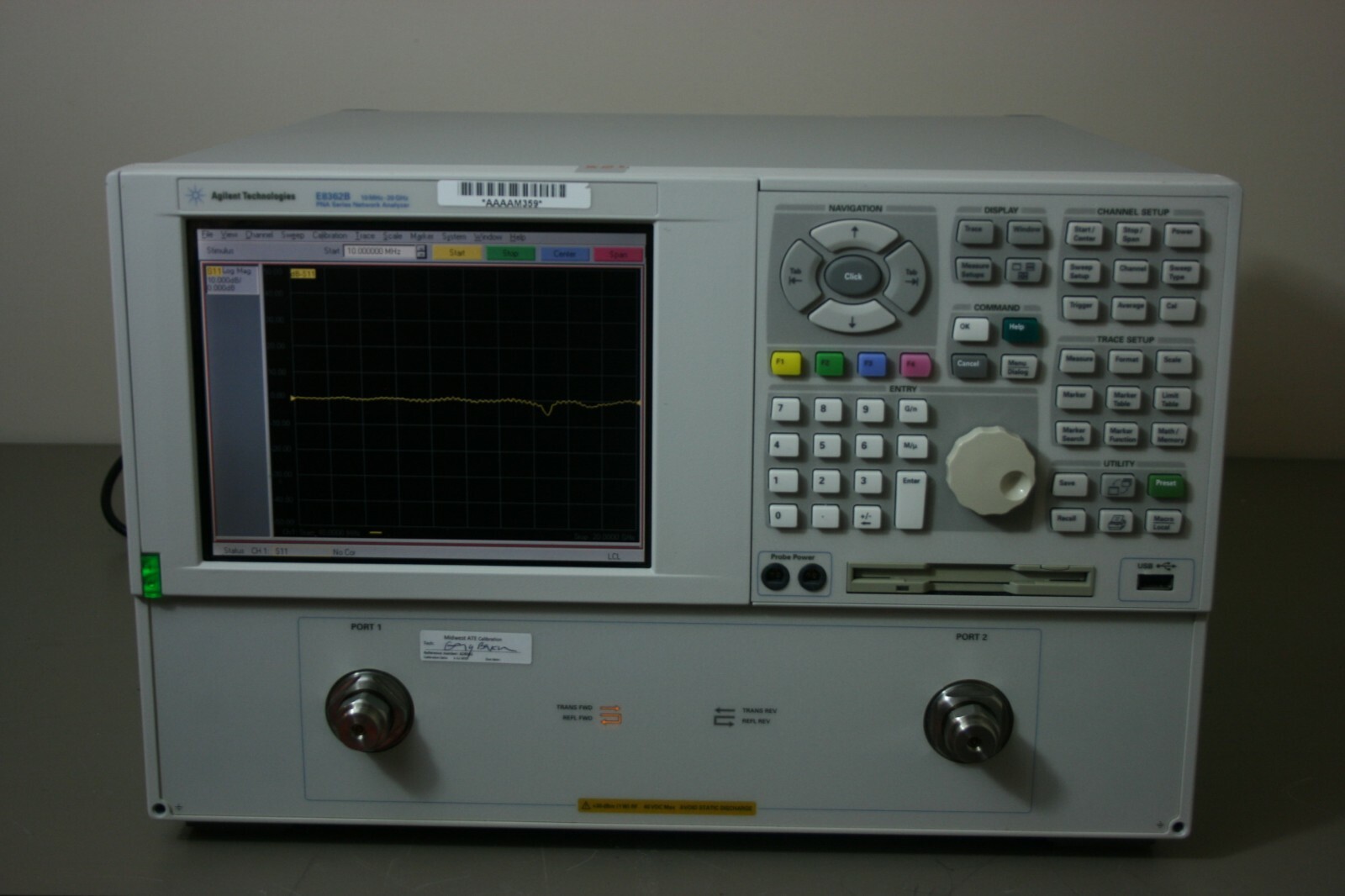 Keysight Agilent E8362B PNA Network Analyzer, 10Mhz-20Ghz, Calibrated, Warranty