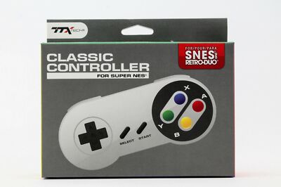 TTX Tech Classic Controller for SNES Super Nintendo.