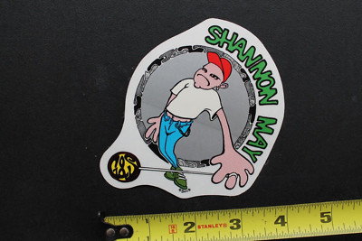 Shannon May 1990 G&S Gordon Smith Skateboards Z63A Vintage Skateboarding STICKER