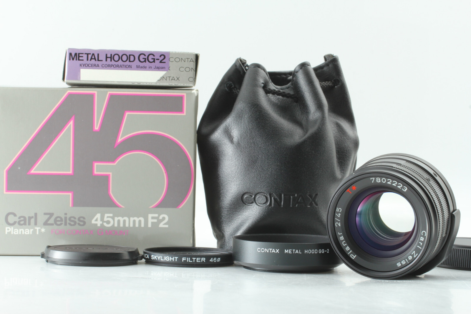 ★極上★ CONTAX Planar 45mm F2 T* Carl Zeiss TOP MINT in BOX