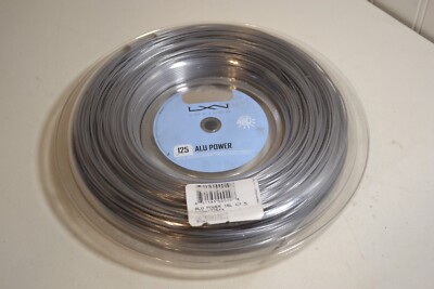 Luxilon ALU POWER 125 (Silver) Tennis String 726ft 220m Reel