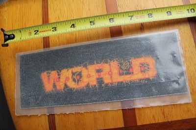 World Industries skateboard vinyl sticker devil man bumper decal Rocco