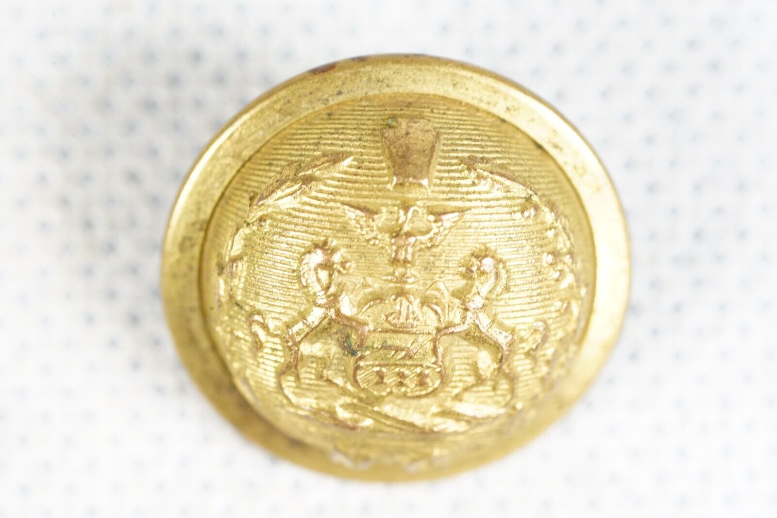 Pennsylvania National Guard State Seal Button Scovill Mfg Co Waterbury Conn