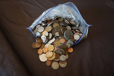 5 POUND BAG FOREIGN COINS MIXED LOT GOOD VARIETY    