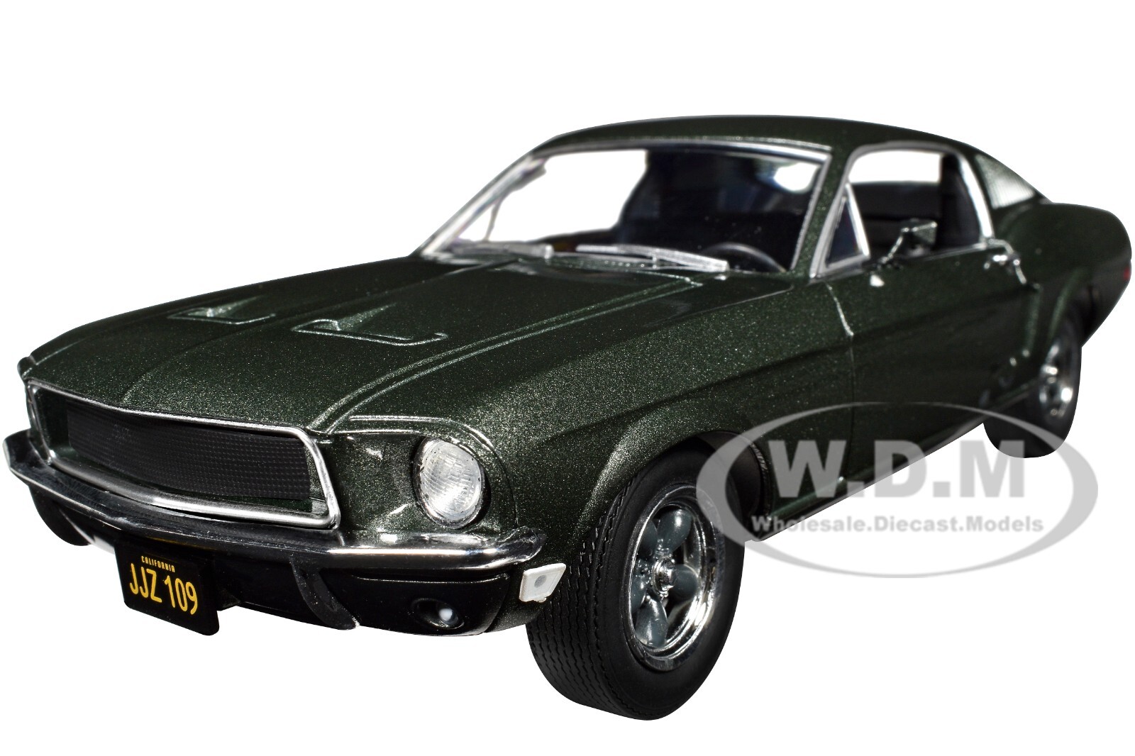 1968 FORD MUSTANG GT FASTBACK HIGHLAND GREEN MET. 1/24