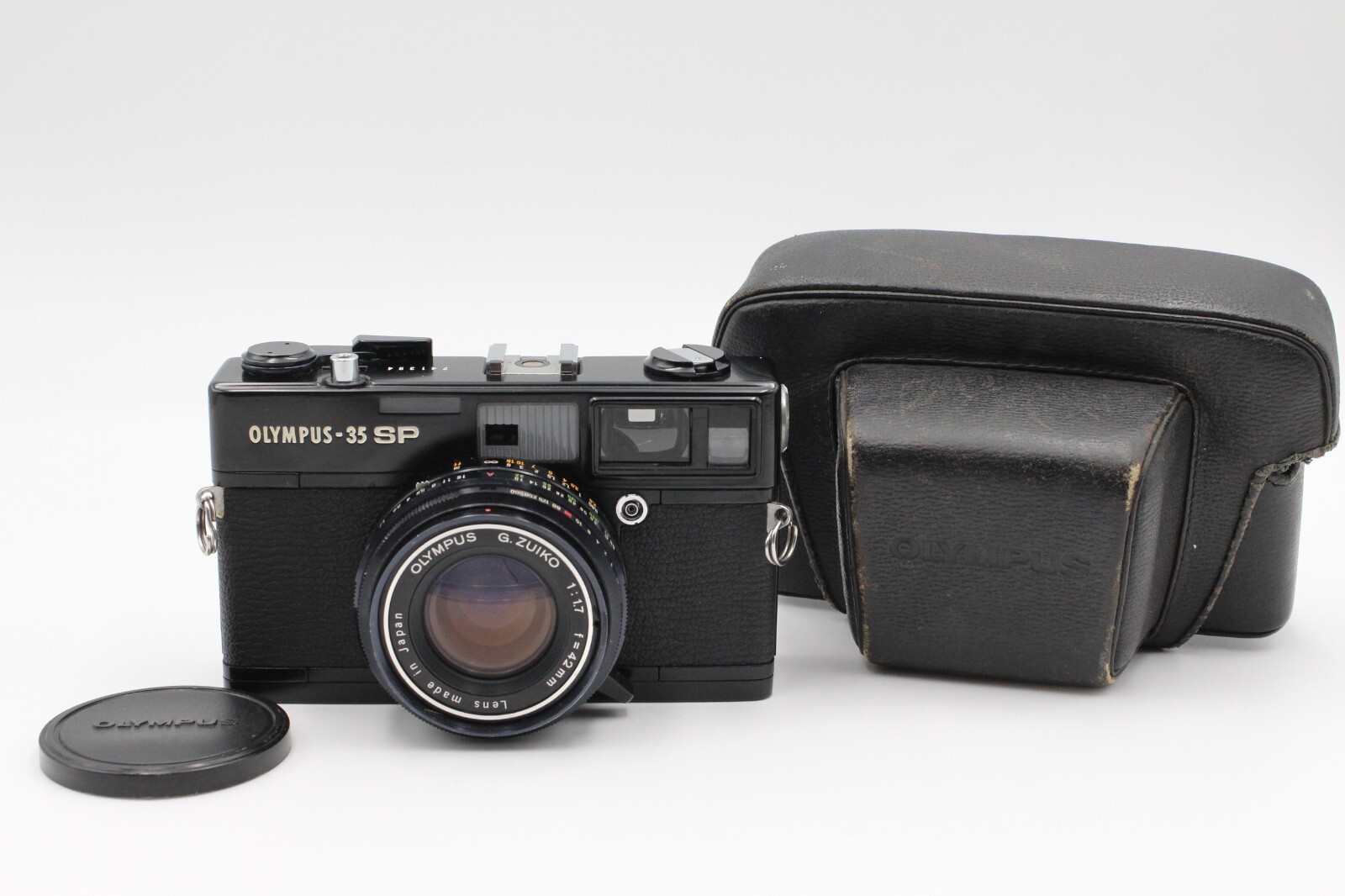 オリンパス OLYMPUS-35 SP G.ZUIKO 42mm F1.7 N MINT ] Olympus 35 SP Black G.ZUIKO 42mm F1.7 From JAPAN