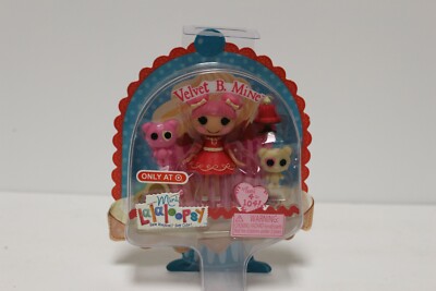 NIB Retired Mini Lalaloopsy Target Exclusive Velvet B. Mine Valentines LL77