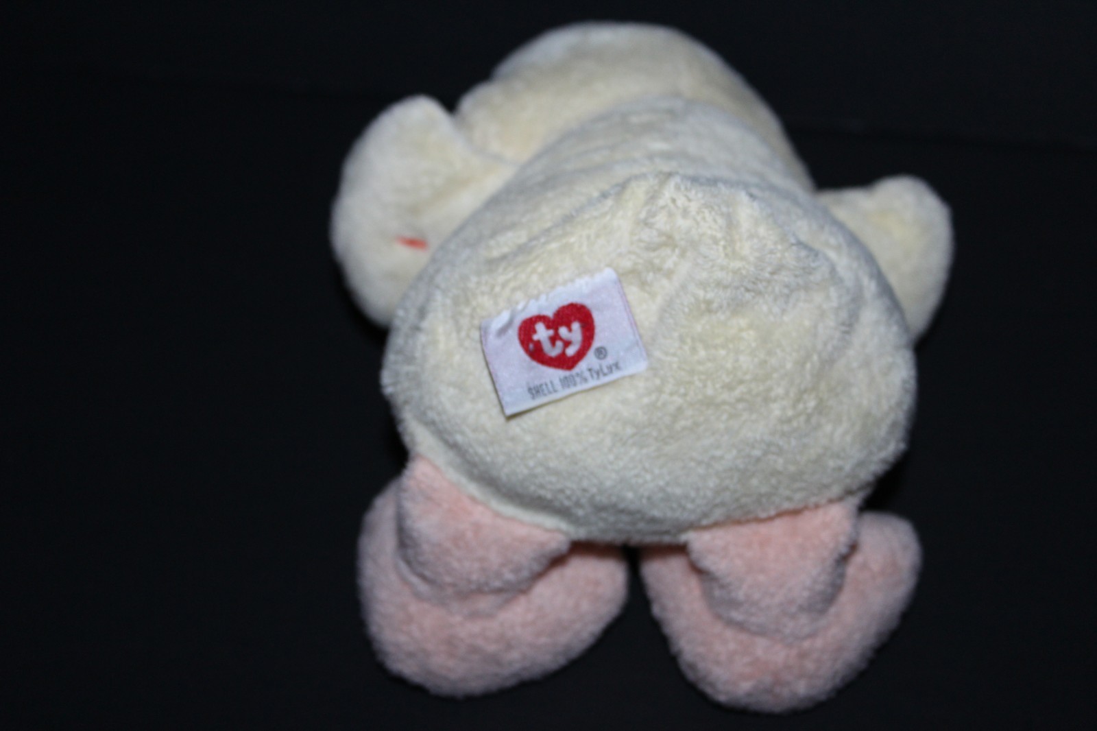 Ty Pluffies Puddles Yellow Orange Duck Stuffed Plush TyLux 2002 Lovey