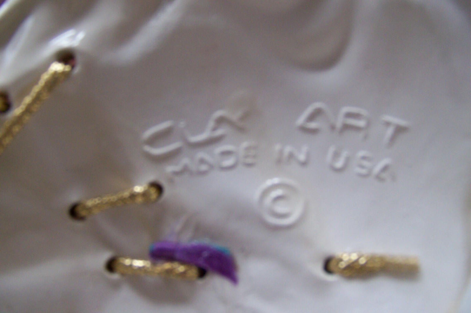 RARE Clay Art CERAMIC MASK looks like a decorative Horse Head Made in the U.S.A.