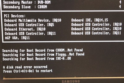 Vintage Blue Light Gaming PC AMD Athlon 1800+ 200gb 768mb Windows XP Desktop