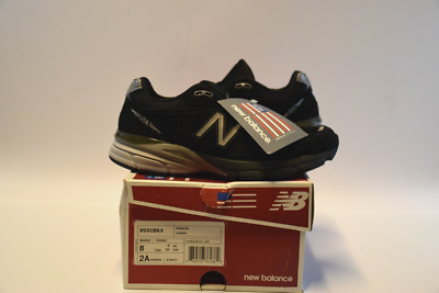 New Balance 990v4 Black Made In USA Running Women’s Size 8 2A Narrow W990BK4