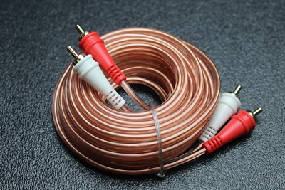 15 FT RCA WIRE AUDIOPIPE 2 CHANNEL CAR HOME AUDIO INTERCONNECT BMS-15