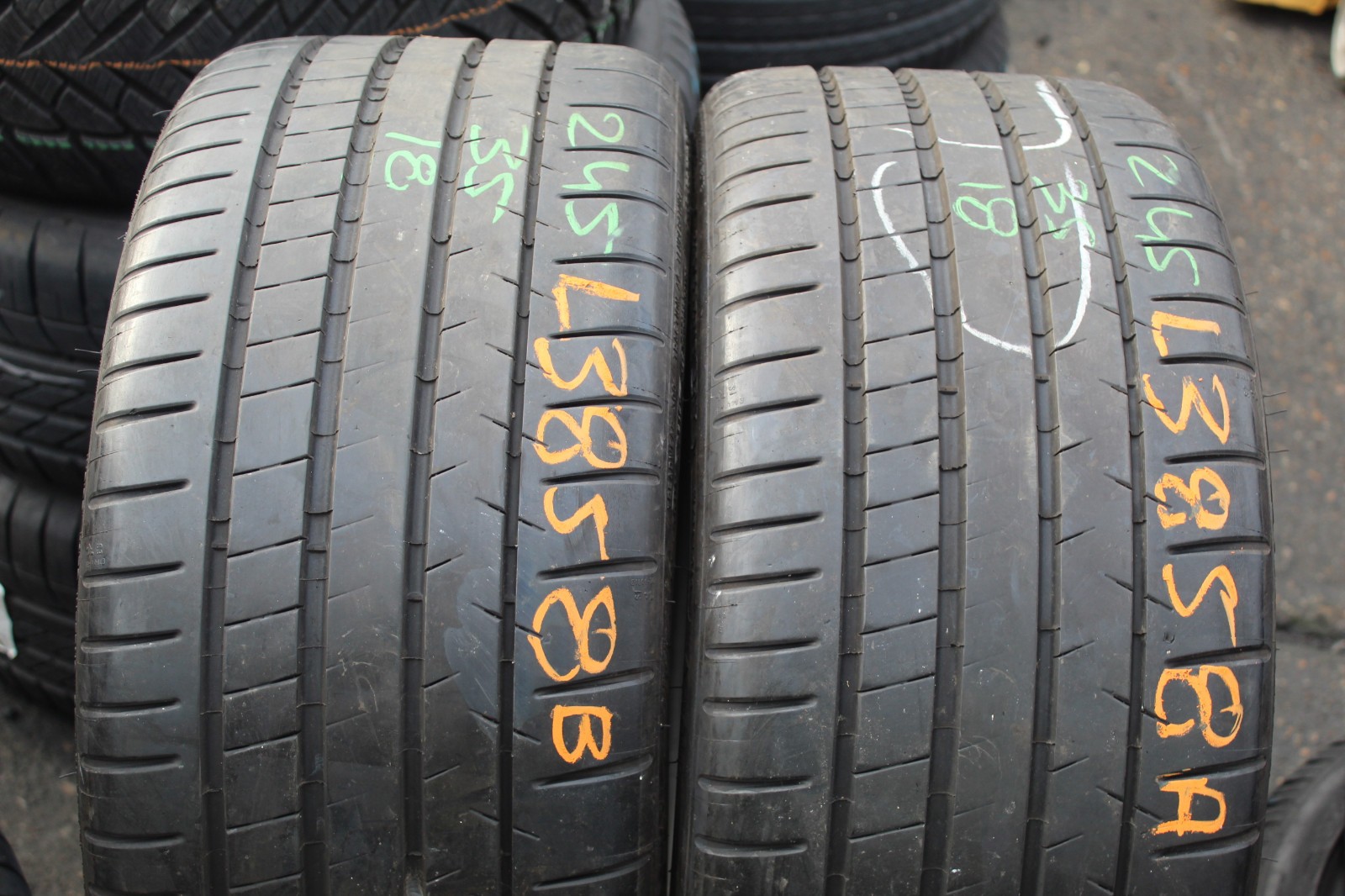 245 35 18 Michelin, Pilot Super Sport, XL, 92Y, x2 A Pair 6.3mm (F1_tyres) L3858