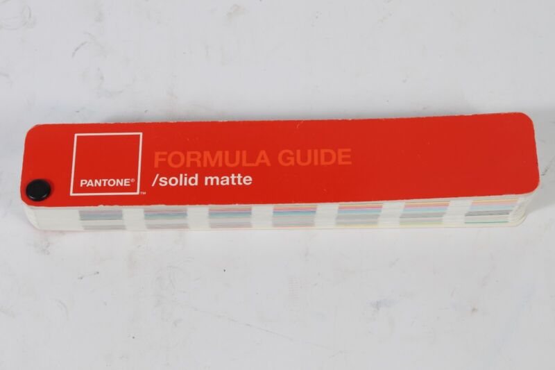 Pantone Solid Formula Guide Solid Matte Fourth Edition Second Printing GG-1203
