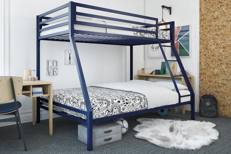 With Ladder And Guardrails Blue