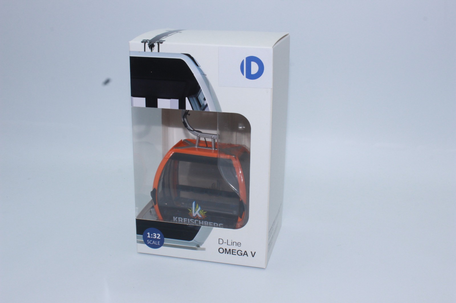 Doppelmayr D-Line OMEGA V 1:32スケール gondel-omega-v-10-d-line-weiss