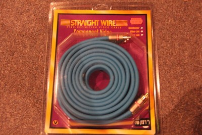 Straight Wire - Ghostbuster Component Video with RCA Termination, 4m - New