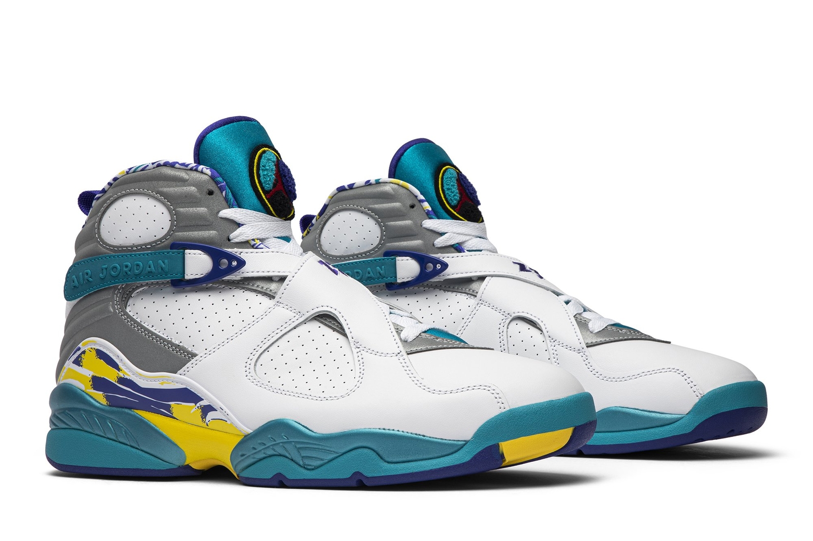 Air Jordan Wmns Air Jordan 8 Retro White Aqua CI1236-100 | eBay